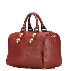 Gucci Leather Red ssima Handbag